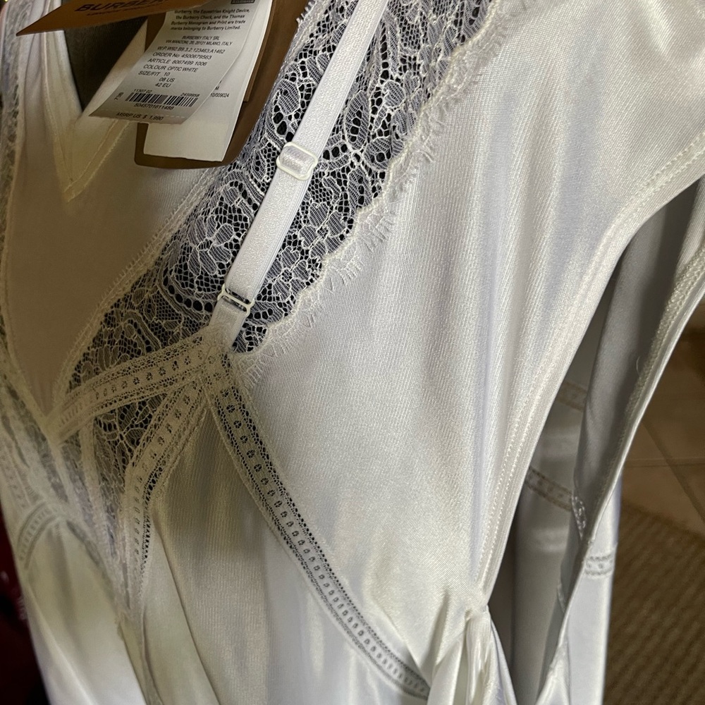 Burberry White Mini Dress - Picture 11 of 16